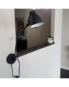 Industrial wall light black, Ferdy