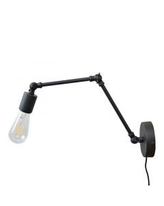 Industrial wall light black, Orloni