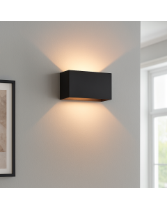 Modern up down wall light black, Rodigo
