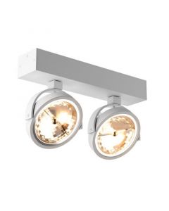 Modern ceiling spotlight white, Go2