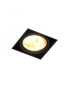 Modern trimless recessed downlight black, Wilhelm