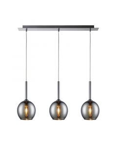 Design pendant light chrome, Gwendolynn