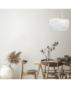 Modern pendant light white, Tanno