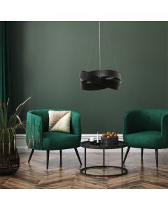 Modern pendant light black, Tanno
