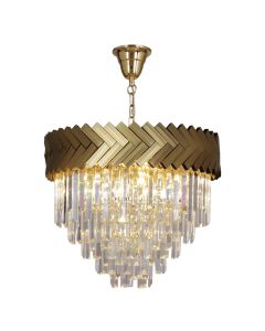 Design pendant light gold, Jetske