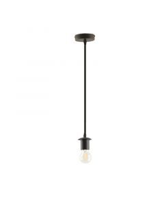 Modern pendant light without shade black, Rika