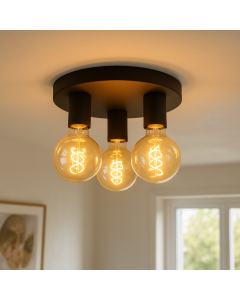 Modern ceiling light black, Rami