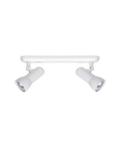 Plastic ceiling spotlight white, 36329P05