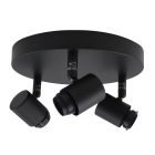 Aluminium ceiling cap black, Rika