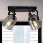 Design ceiling spotlight grey, Clyde