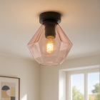 Retro ceiling light pink, Anoek
