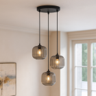 Retro pendant light grey, Charlois