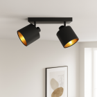 Modern ceiling spotlight black, Koge