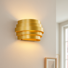 Modern up down wall light gold, Sonay