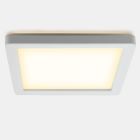 Plastic bathroom ceiling light white, Shivani, 15W, 3000K LED, IP44