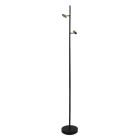 Aluminium floor lamp without shade black, Rika