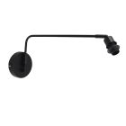 Aluminium wall light without shade black, Rika