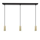 Aluminium pendant light without shade gold, Rika