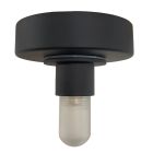 Plastic ceiling cap black, Aafje, IP44
