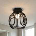 Industrial bathroom ceiling light black, Wiro, IP44