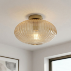Design flush ceiling light amber, Charlois