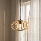 Bamboo pendant light brown, Lieve