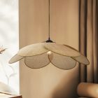 Rattan pendant light brown, Rowen