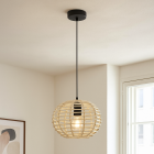 Rattan pendant light brown, Roza