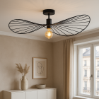 Modern ceiling light black, Jolinda