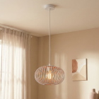 Industrial pendant light taupe, Lieve