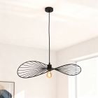 Retro pendant light black, Jolinda