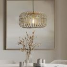 Industrial pendant light gold, Tobi