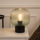 Design table lamp green, Charlois, with switch