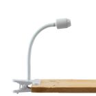 Plastic clip spotlight white, Merve, with switch