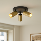 Modern ceiling spotlight brass, Nadi