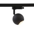 Modern 1 phase track lighting spotlight black, Alco