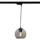 Design 1 phase track lighting spotlight grey, Giada