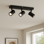 Modern ceiling spotlight black, Elena