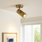 Modern ceiling spotlight brass, Nadi