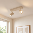 Modern ceiling spotlight beige, Elena