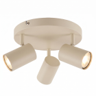 Modern ceiling spotlight beige, Elena