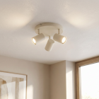 Modern ceiling spotlight beige, Elena