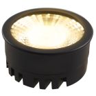 Dimmable Olucia LED module dim to warm LED bulb Vivian, black, 5W, dim to warm