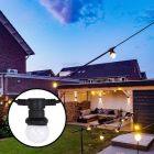 10m string light with 20 transparent bulbs