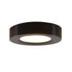 Round kitchen cabinet light, black