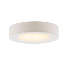 Round kitchen cabinet light, white