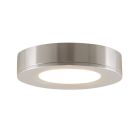 Round kitchen cabinet light, silver