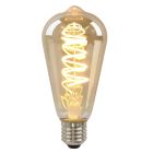 Dimmable Olucia E27 LED Edison bulb Tuelo, amber, 4W, 2200K