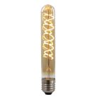 Dimmable Olucia E27 LED tubular bulb Damien, amber, 4W, 2200K