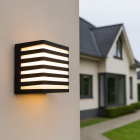Modern outdoor light black, Lenny, 9W, 3000K LED, IP54